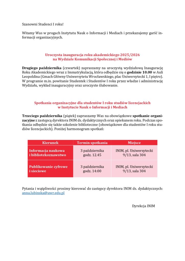 organizacyjne